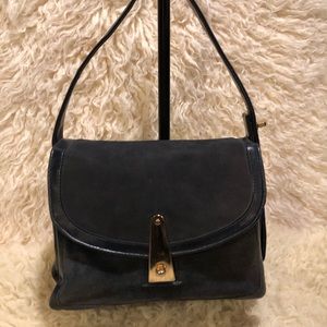 Vintage Dofan France Suede & Leather Purse